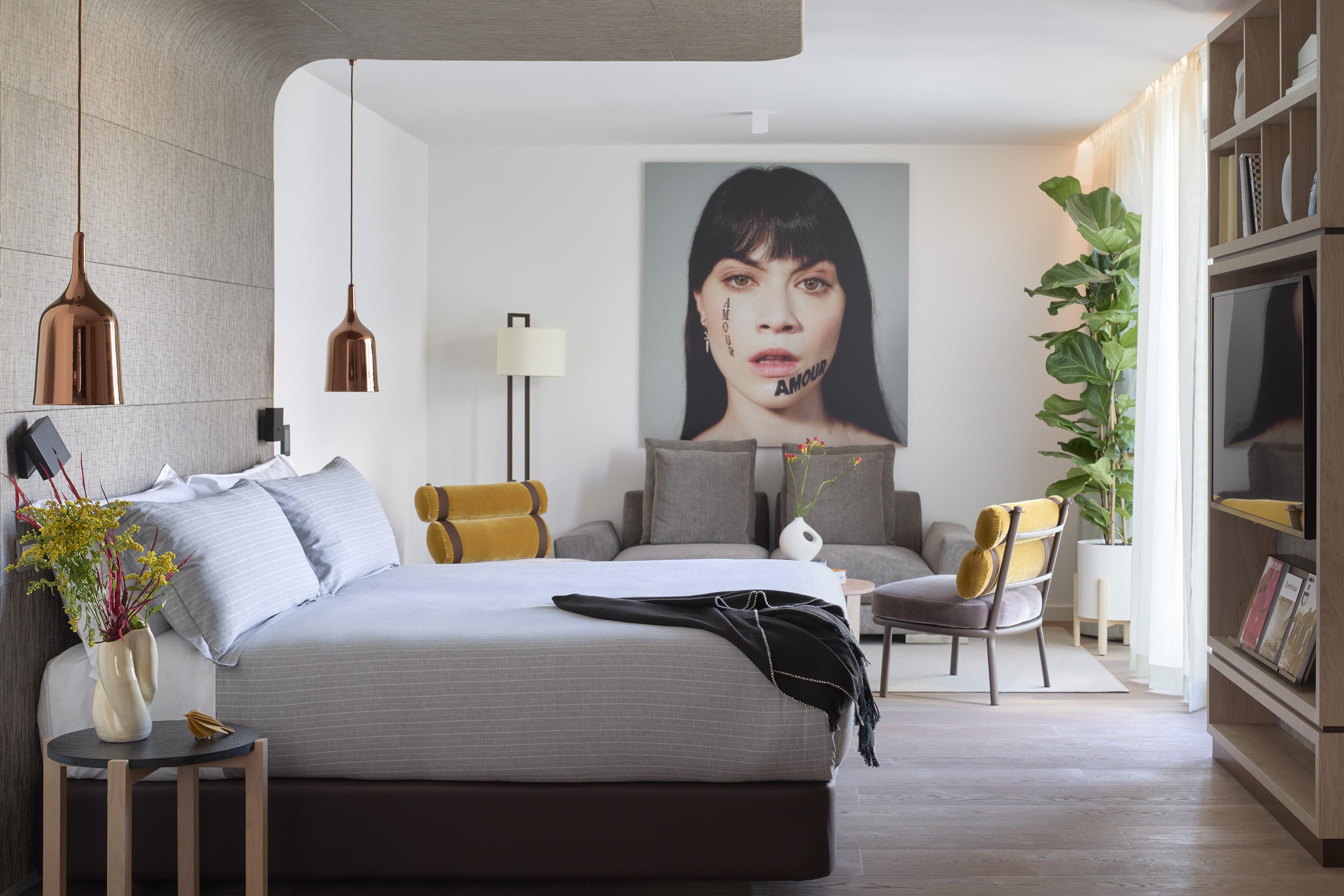 Hotel Me Barcellona Esterno foto A room at the hotel